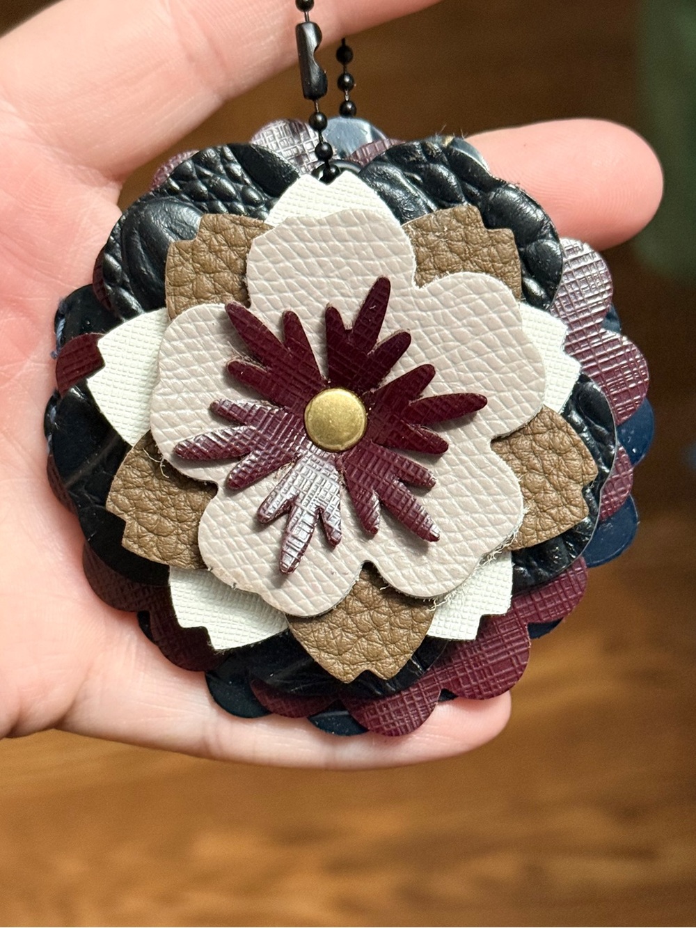 Handmade Floral Bag Charm